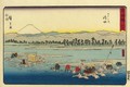 Yoshiwara - Utagawa or Ando Hiroshige