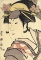 Okubi-E Of Iwai Hanshiro Iv In An Unidentified Onnagata Role - Utagawa Toyokuni