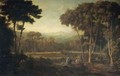 An Extensive Italianate Landscape - (after) William Leighton Leitch