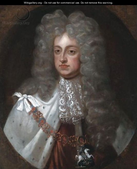 Portrait Of King George II (1683-1760) - (after) Kneller, Sir Godfrey
