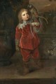 Portrait Of The Dwarf Geoffrey Hudson (1619-1682) - (after) Dyck, Sir Anthony van