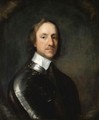 Portrait Of Oliver Cromwell, Lord Protector Of England - (after) Robert Walker