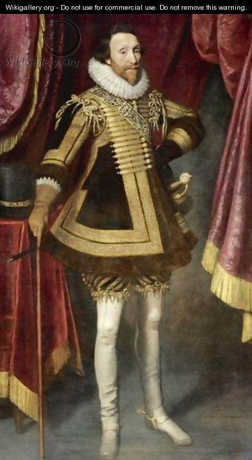 Portrait Of James Hay, 1st Earl Of Carlisle (1580-1636) - (after) Michiel Jansz. Van Mierevelt