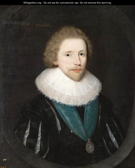 Portrait Of Robert Carr, Earl Of Somerset (1585-1645) - (attr. to) Hoskins, John