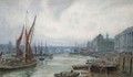 Shipping On The Thames - Thomas Marie Madawaska Hemy