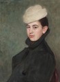 Portrait Bust Of A Young Woman - Lazar' Leibovich Krestin