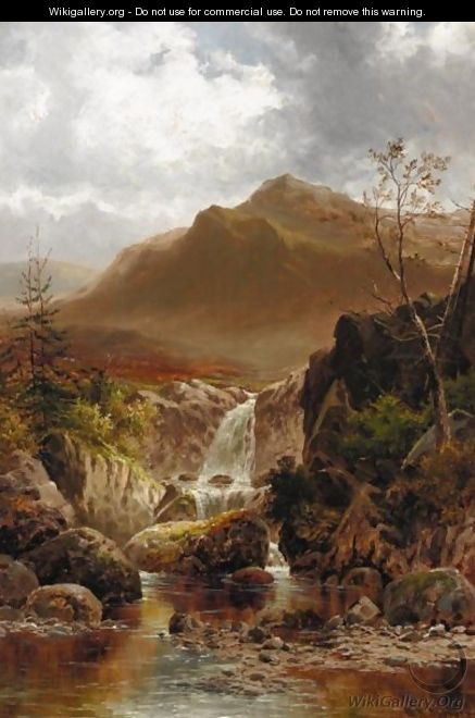 Mountain Stream, North Wales - William Henry Mander