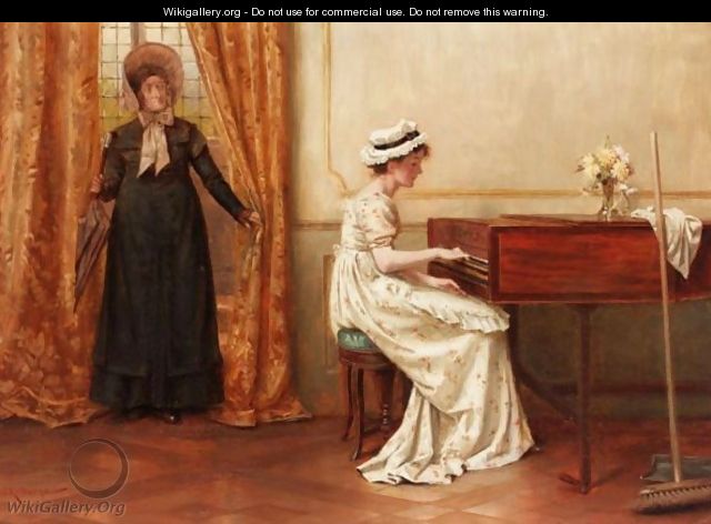The Secret Pianist - George Goodwin Kilburne