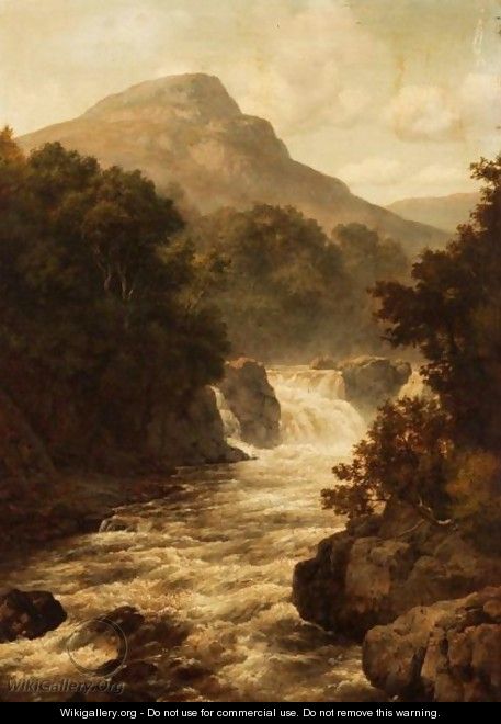 Fall Of The River Tummel - Edmund Gill