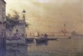 Vue A Travers La Lagune De Venise - Antione Bouvard