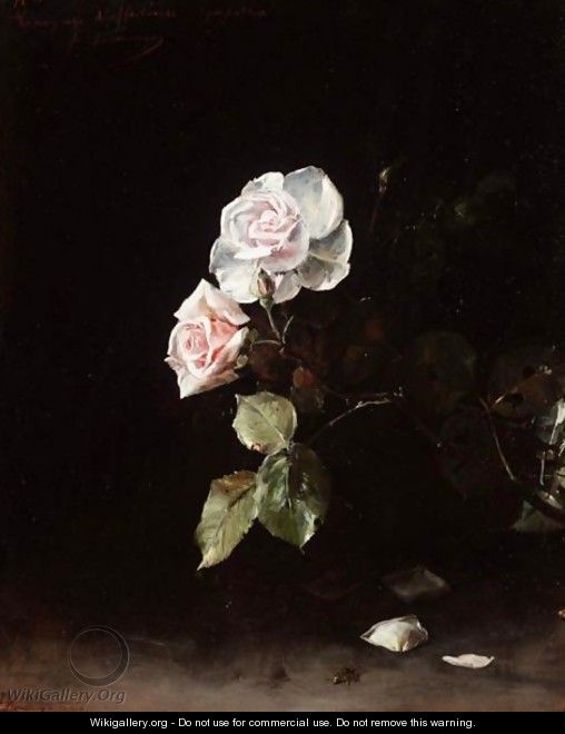 Roses - Francisco Domingo Marques - WikiGallery.org, the largest ...