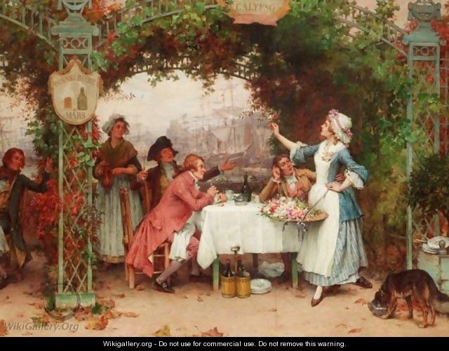The Flower Seller - Pierre Outin