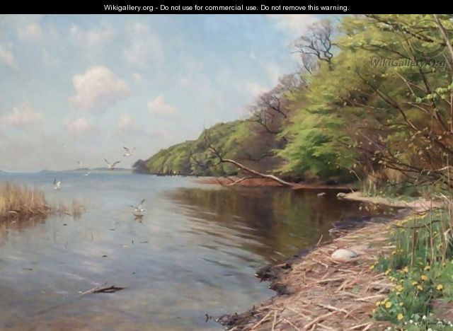 A View Of Fredensborg - Peder Monsted