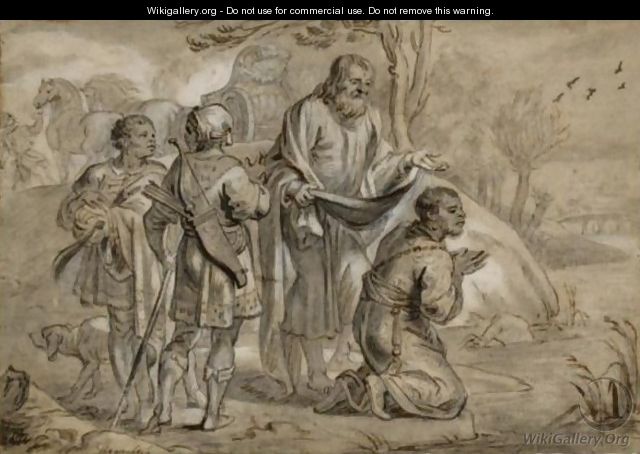 Saint Philip Baptises The Ethiopian Eunuch - Abraham Jansz. van Diepenbeeck