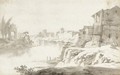 A View Of The Porto Della Legna, Rome - Willem de Heusch