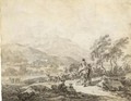 Italianate Landscape With Resting Figures And Their Flocks - Nicolaes Berchem