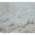 East River, New York, Winter - Frederick Usher De Voll