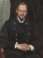 Portrait Of A Naval Officer - Sergei Vasilievich Malyutin