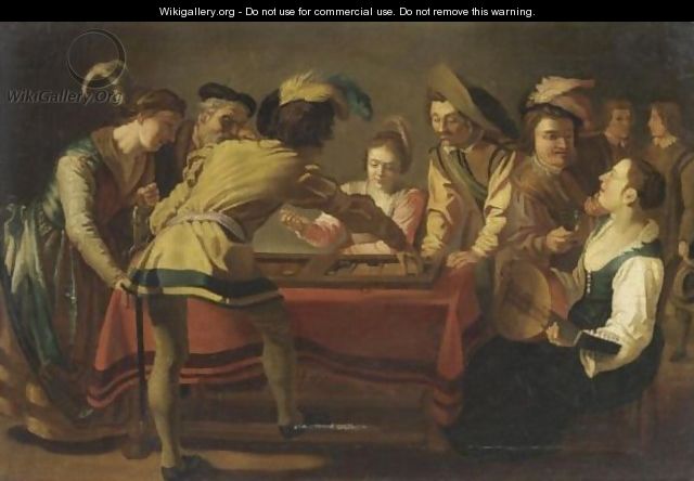 Giocatori Di Backgammon - Gerrit Van Honthorst