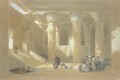 The Grand Portico Of The Temple At Esneh, Egypt - David Roberts