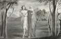 Tiriel Led By Hela - William Blake