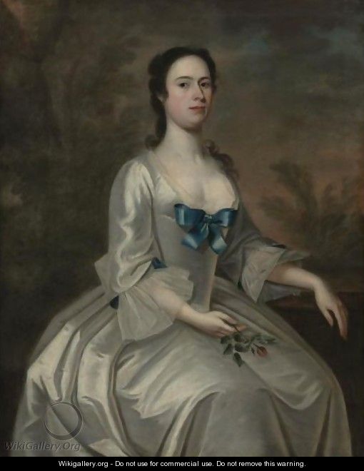 Portrait Of Mrs. Oxenbridge Thacher (Nee Sarah Kent) - American School