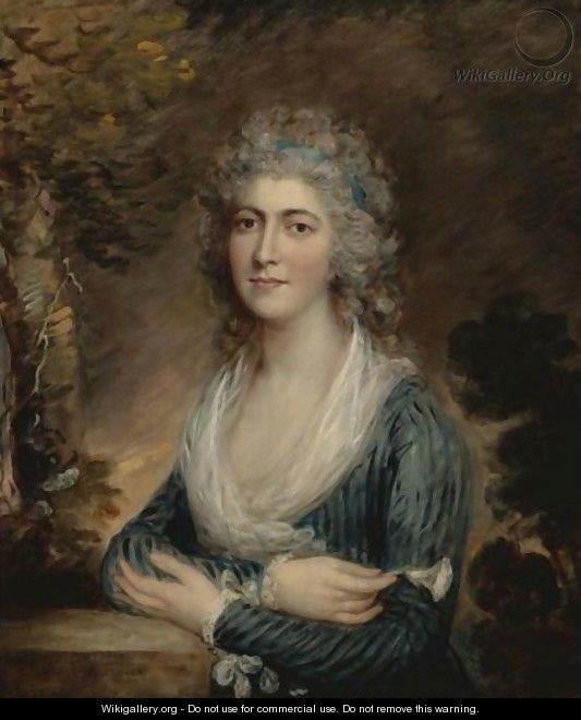 Portrait Of The Hon. Mrs. Augustus Phipps - Gainsborough Dupont
