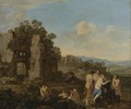 Arcadian Landscape - (after) Cornelis Van Poelenburgh