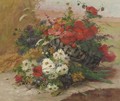 Still Life With Flowers - Eugene Henri Cauchois