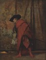 Polonius Behind The Curtain - Jehan Georges Vibert