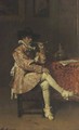 Smoking A Pipe - Ferdinand Victor Leon Roybet