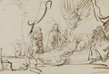 The Raising Of The Daughter Of Jarius - (after) Govert Teunisz. Flinck
