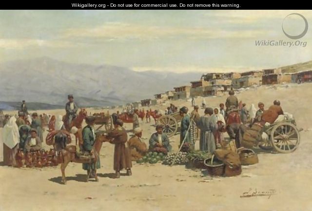 Desert Market - Richard Karlovich Zommer