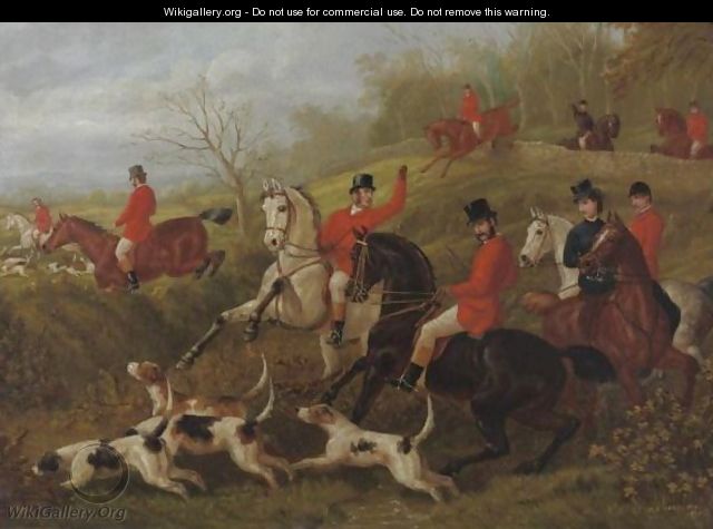 The Fox Hunt - Edward Benjamin Herberte