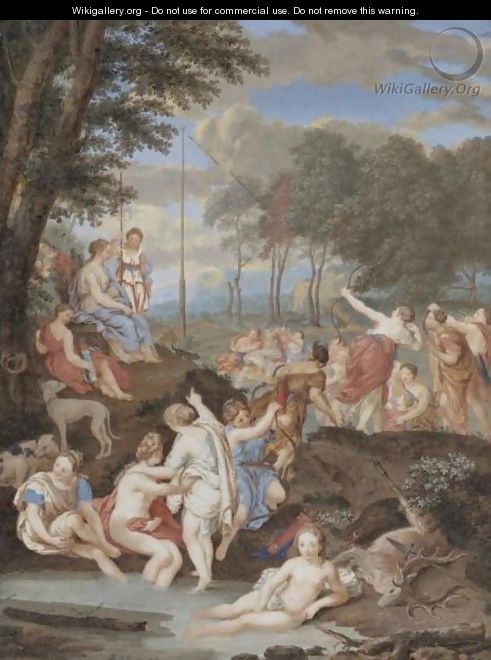 Diana And Her Nymphs - Dutch School
