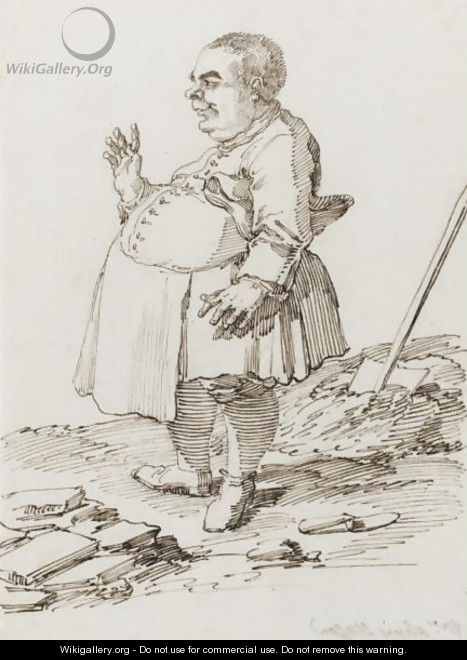 Caricature Of Alexis, The Mason - Pier Leone Ghezzi