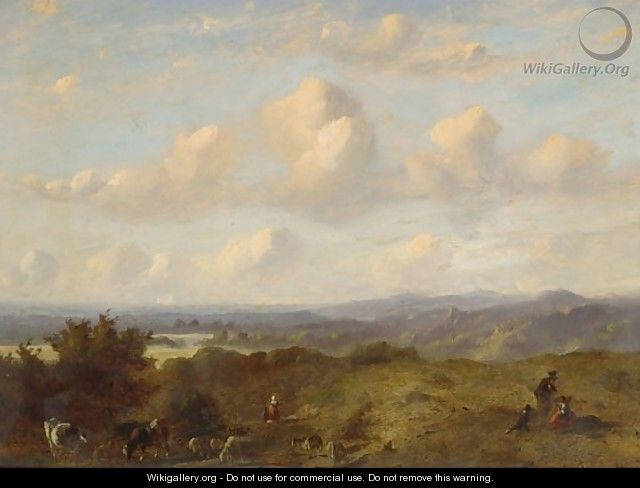 A Panoramic Landscape Near Cleve - Johannes Tavenraat