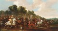 A Cavalry Battle Scene - (after) Sebastian Vrancx