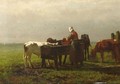 Feeding The Calves - Johannes-Hubertus-Leonardus de Haas