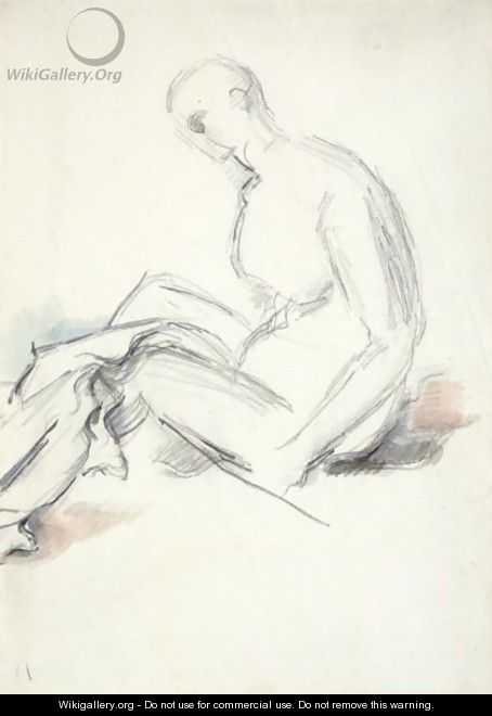Nu Assis (Ishmael) - Paul Cezanne