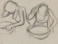 Femme A Sa Toilette (Deux Etudes) - Edgar Degas