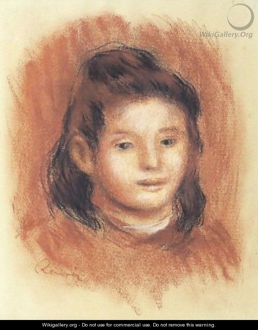 Tete De Jeune Fille 2 - Pierre Auguste Renoir