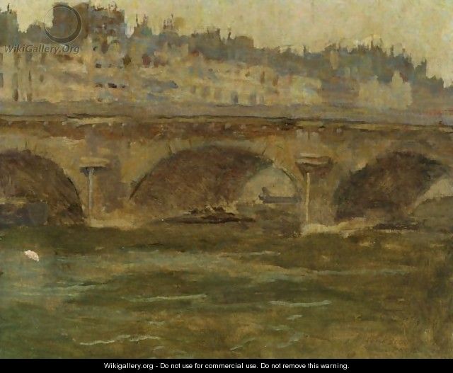View Of The Pont Neuf, Paris - Frank Edwin Scott