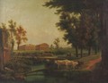 View Of The Temples Of Paestum - Continental School