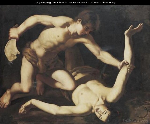 Cain Slaying Abel - (after) Filippo Vitale