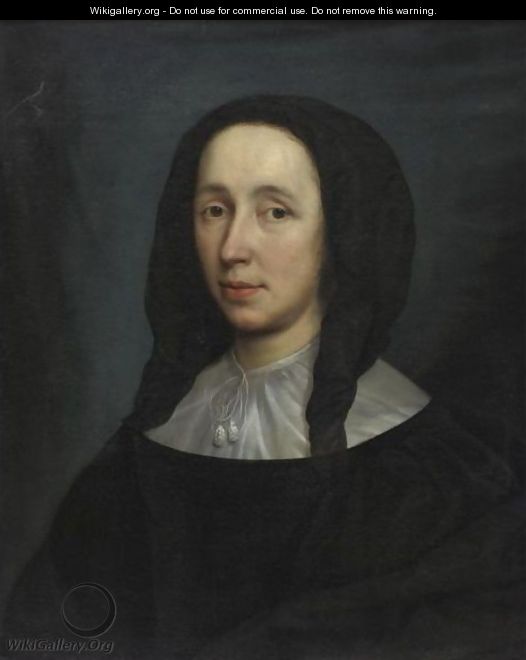 Portrait Of A Lady - Cornelius Janssens Van The Younger Ceulen