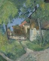 Entree De Ferme, Rue Remy, A Auvers-Sur-Oise - Paul Cezanne