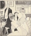 Quatre Personnages Dans Un Salon - Juan Gris