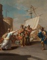 The Flight Of Medea With The Argonauts - (after) Johann Heinrich Schonfeld