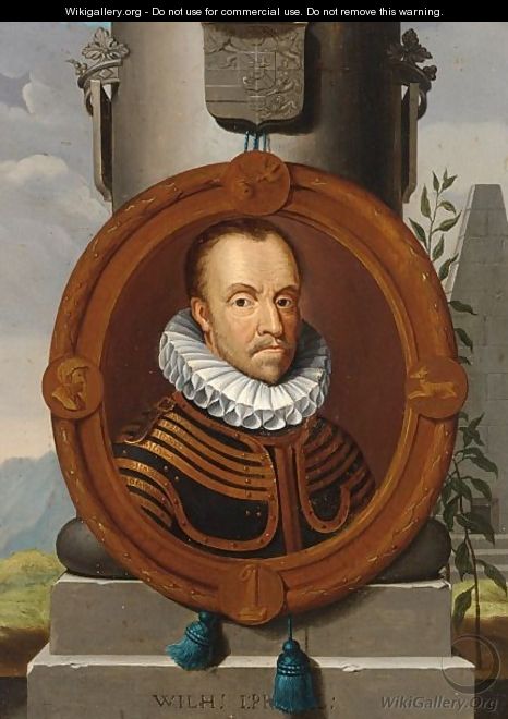 A Portrait Of William I Prince Of Orange (1533-1584) - (after) Adriaen Van Der Werff